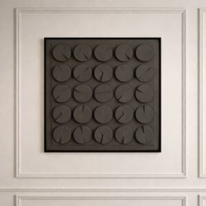 لوحة وديكور جداري ثلاثي الأبعاد فرساي - رمادي غامق