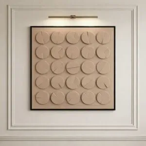 لوحة وديكور جداري ثلاثي الأبعاد فرساي - بيج غامق