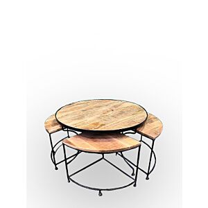 طقم طاولات 5 قطع - اندستيريل