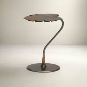 طاولة جانبية ورقة شجر لون  اسود - جامايكا 