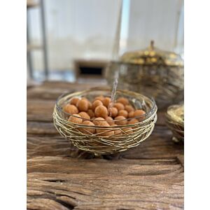 وعاء تقديم نيست ريمك وسط-ذهبي