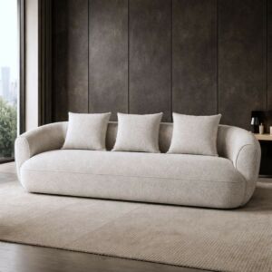 كنبة روتانا - 3 مقاعد - بيج