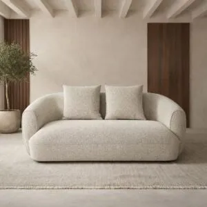 كنبة روتانا - 2 مقعد - بيج