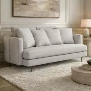 كنبة كارلوس - 3 مقاعد - رمادي فاتح