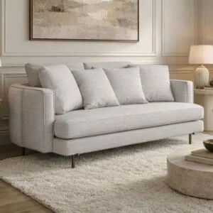 كنبة كارلوس - 3 مقاعد - رمادي فاتح