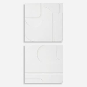 طقم ديكور جداري قطعتين ثراس