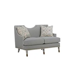 كنب ثنائي انتريج - رمادي