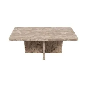 طاولة قهوة حجر طبيعي ميسو - بني