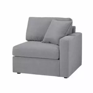 كنبة زاوية مفرد مودماكس - رمادي