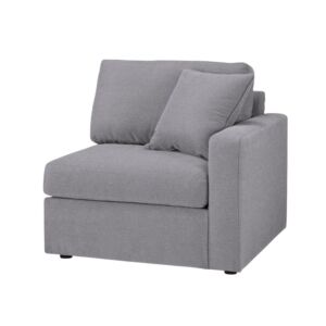كنبة زاوية مفرد مودماكس - رمادي