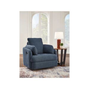 كرسي استرخاء دوار مودماكس - ازرق داكن