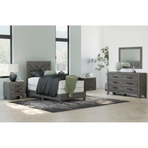 طقم غرفة نوم سيلفيري شيفرون 7 قطع مع مرتبة