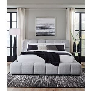 سرير كينغ جيسيتين - رمادي فاتح