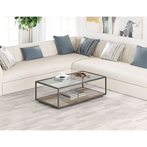 طاولة قهوة امريه - رمادي