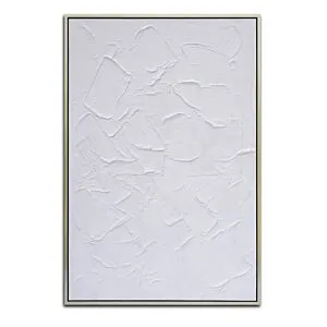 لوحة جدارية فنية أميرة - ابيض