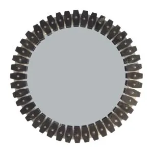 مرآة حائط دائرية كومار - اسود