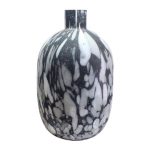 فازة زجاجية نيكولا - رمادي