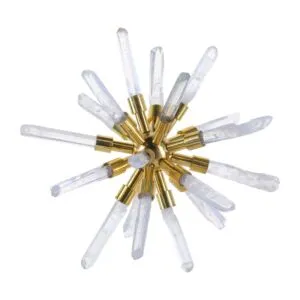 تحفة ديكور كريستالي كبيرة شكل نجمة - شفاف