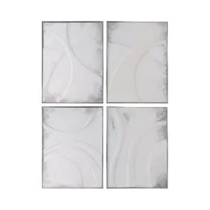 طقم لوحة فنية يدوية الرسم بوندية - عاجي