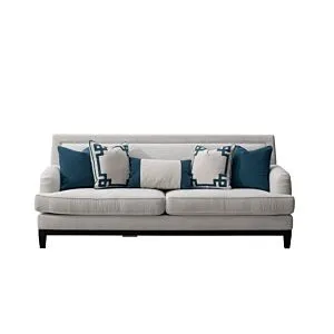 كنبة رباعية يونانية - أبيض