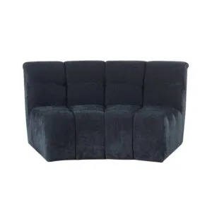 كنبة زاوية أدميرال مقعدين - ازرق غامق