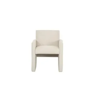 كرسي طاولة طعام كيما - كريمي