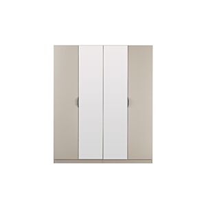 خزانة ملابس 4 ابواب بيشك - بيج