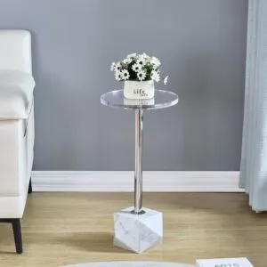 طاولة جانبية دائرية من سيميل