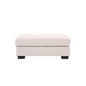 مقعد ومسند قدم برايدز - ابيض