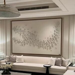 لوحة جبسية مقاس 120x200 سم ليلينا - برواز شامبين