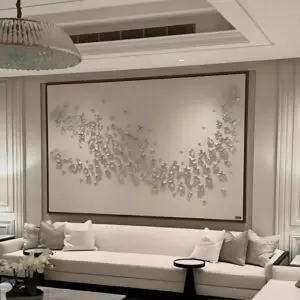 لوحة جبسية مقاس 120x200 سم ليلينا - برواز شامبين