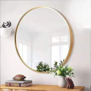 مرآة حائط بوكو 40 سم - ذهبي