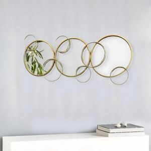 مرآه جدارية 40×100 سم دورا - ذهبي