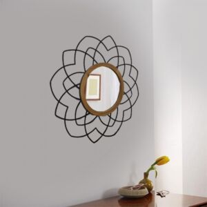 مرآة دائرية 90 سم - اسود