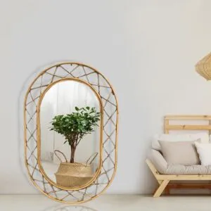 مرآة حائط اليكسال - اصفر