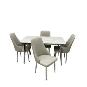 طقم طاولة طعام مع كراسي مارتن - 4 أشخاص