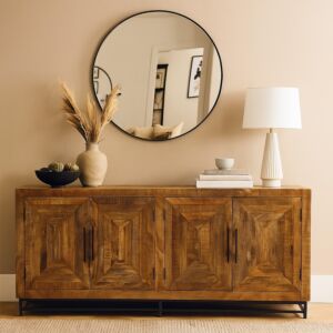 بوفيه خشب هندي - بني