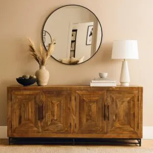 بوفيه خشب هندي - بني