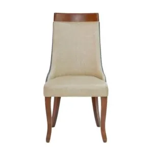 كرسي طاولة طعام الانيا - بني