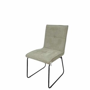 كرسي طعام روبين - بيج وأسود