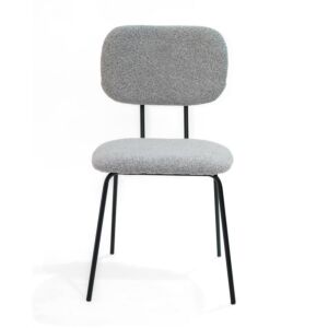 كرسي طعام بوكليه رولسي - رمادي