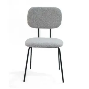 كرسي طعام بوكليه رولسي - رمادي