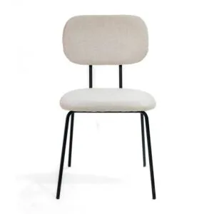 كرسي طعام بوكليه رولسي - ابيض