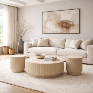 طقم طاولة قهوة سيزاور - 3 قطع