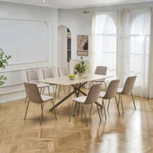 طاولة طعام سيراميك سيروان - 8 اشخاص