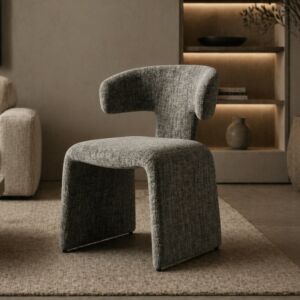 كرسي مفرد مريان - رمادي غامق