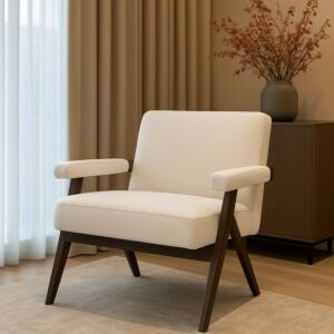 كرسي مفرد سباركل جلو - اوف وايت