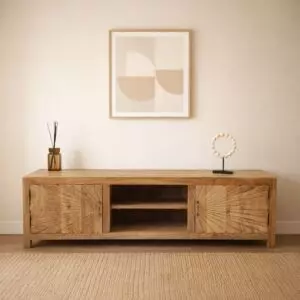 طاولة تلفزيون كايلا خشب هندي 180 سم