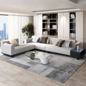 Darya Corner Sofa - 5 Pieces - Gray