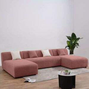 كنب زاوية تايدي - وردي